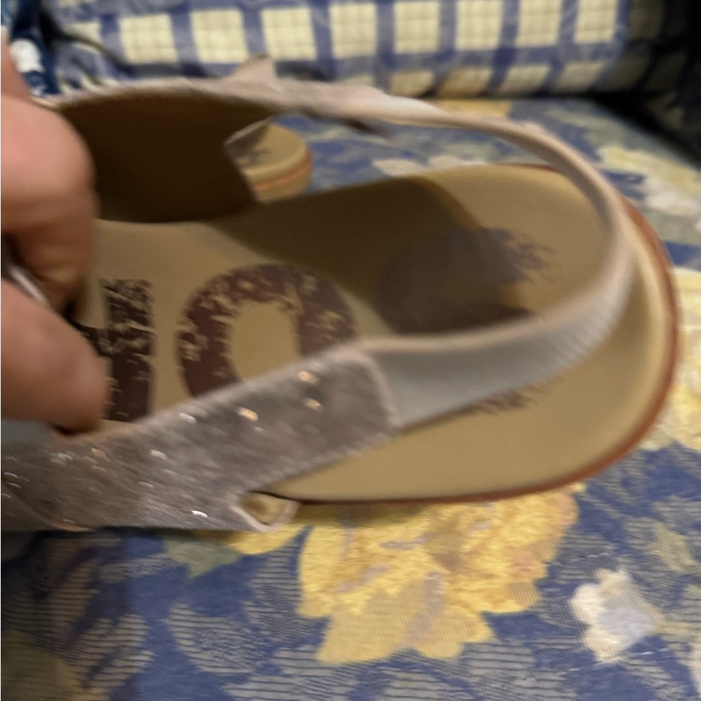 Sorel rose gold  Mules with Metallic Finish - Picture 3 of 6